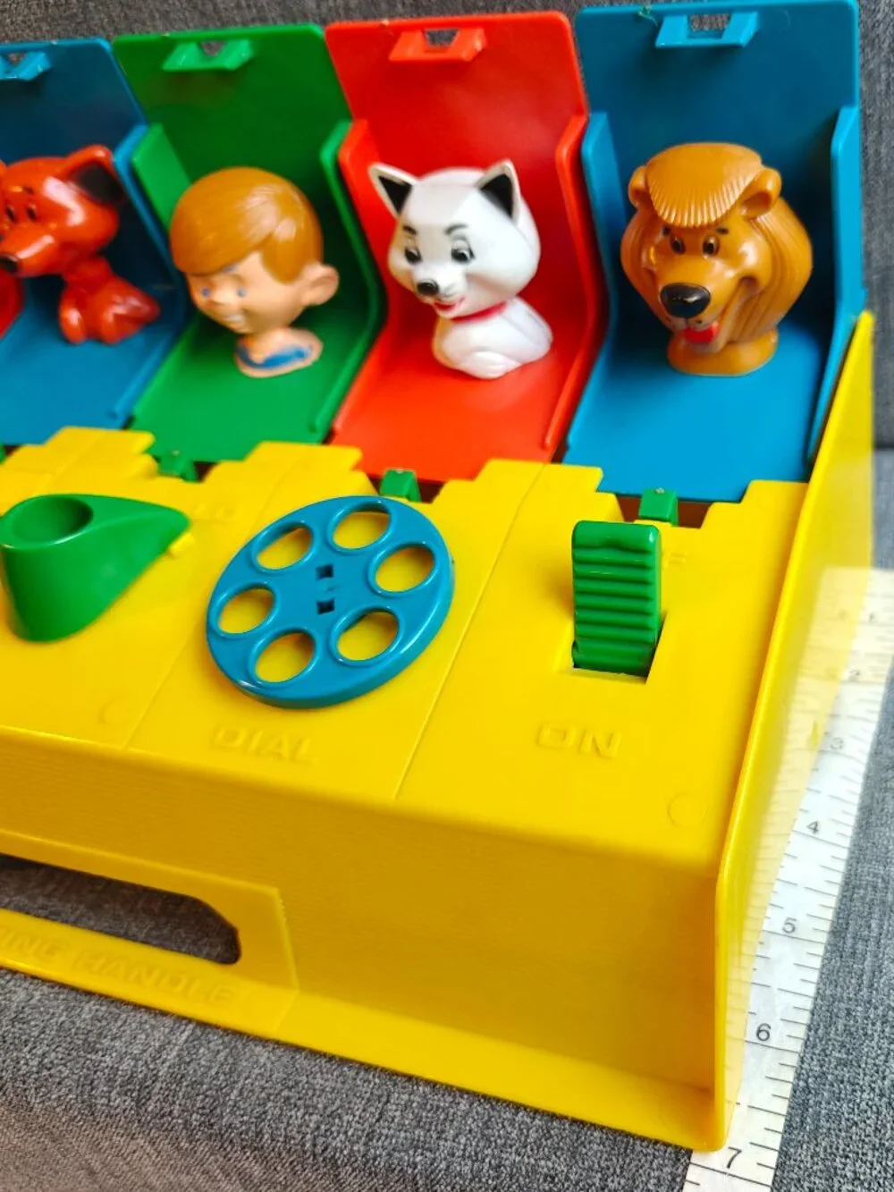 Vintage 1970s Kohner Busy Surprise Box Pop Up Activity Toy